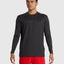 DNA Rushed Logo Surf Tee LS - Quiksilveraqywr03191 - kta0 - Tarmac - L
