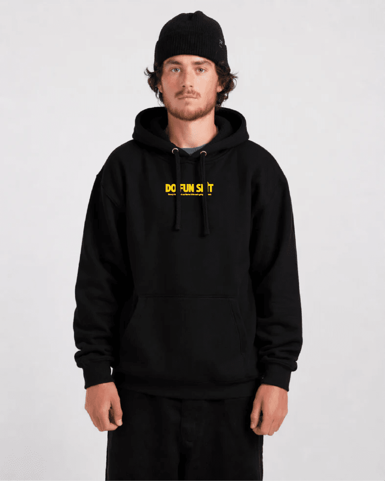 Do Fun Shit Hoodie - Yuki ThreadsA26DFSBLKM