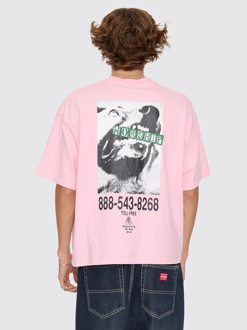 Dogs Life Crop Tee -WorshipPH26-117P-Parfait Pink-M