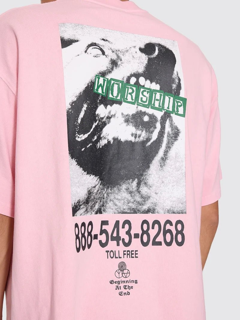 Dogs Life Crop Tee -WorshipPH26-117P-Parfait Pink-M