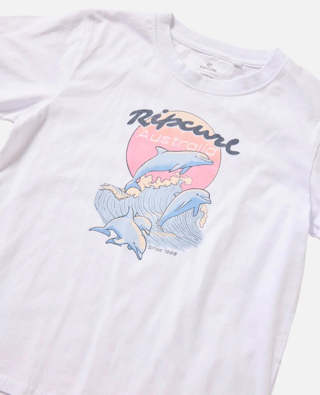 DOLPHIN RELAXED TEE - GIRL - Rip Curl04BJTE - WHI AUST - 1 - 2