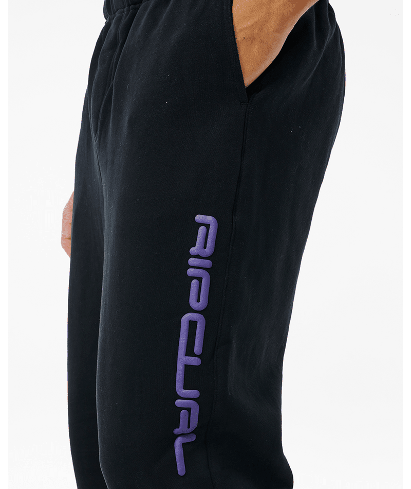 DOSED UP TRACKPANT -Rip Curl01UMPA-SOLID BLACK-S