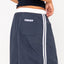 Double Trouble Elastic Waist Midi Skirt - RustySKL0617 - NVB - Navy Blue - 10
