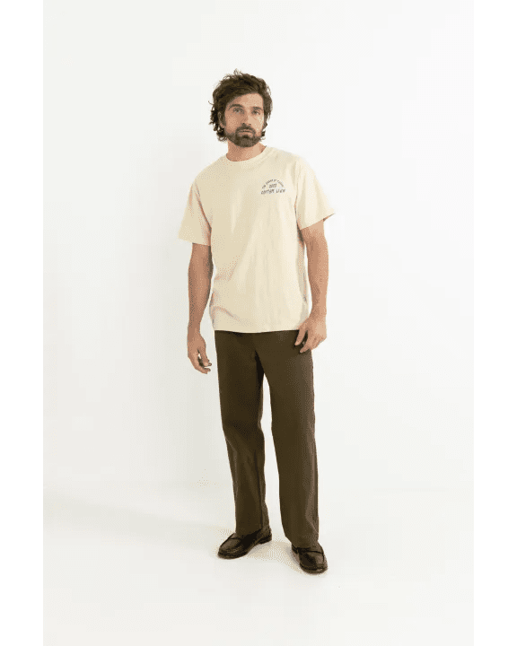 DOWN UNDER SLUB SS T - SHIRT - Rhythm0725M-PT01-CREAM-S