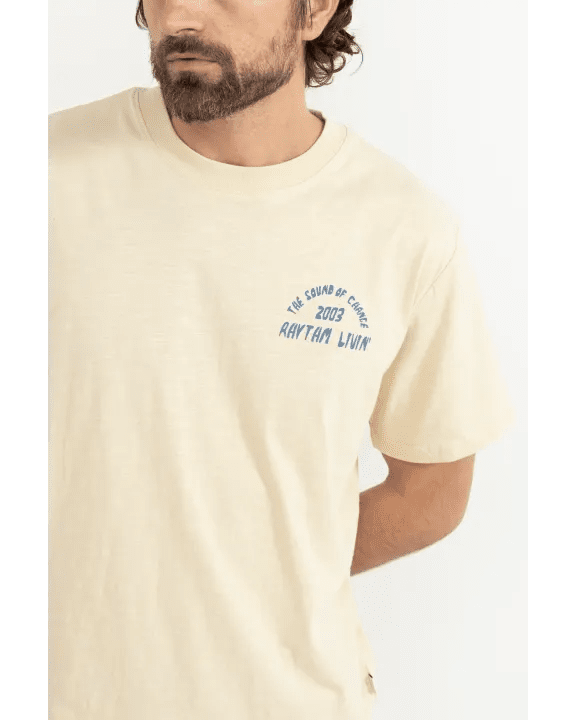 DOWN UNDER SLUB SS T - SHIRT - Rhythm0725M-PT01-CREAM-S