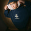 DR. DOT HOODED FLEECE - RustyFTM1197-DARK BLUE-S