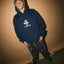 DR. DOT HOODED FLEECE - RustyFTM1197-DARK BLUE-S