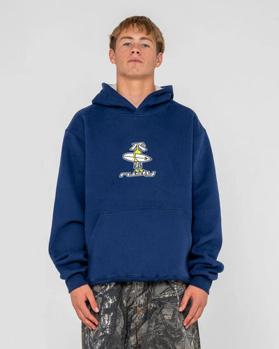 DR. DOT HOODED FLEECE - RustyFTM1197-DARK BLUE-S