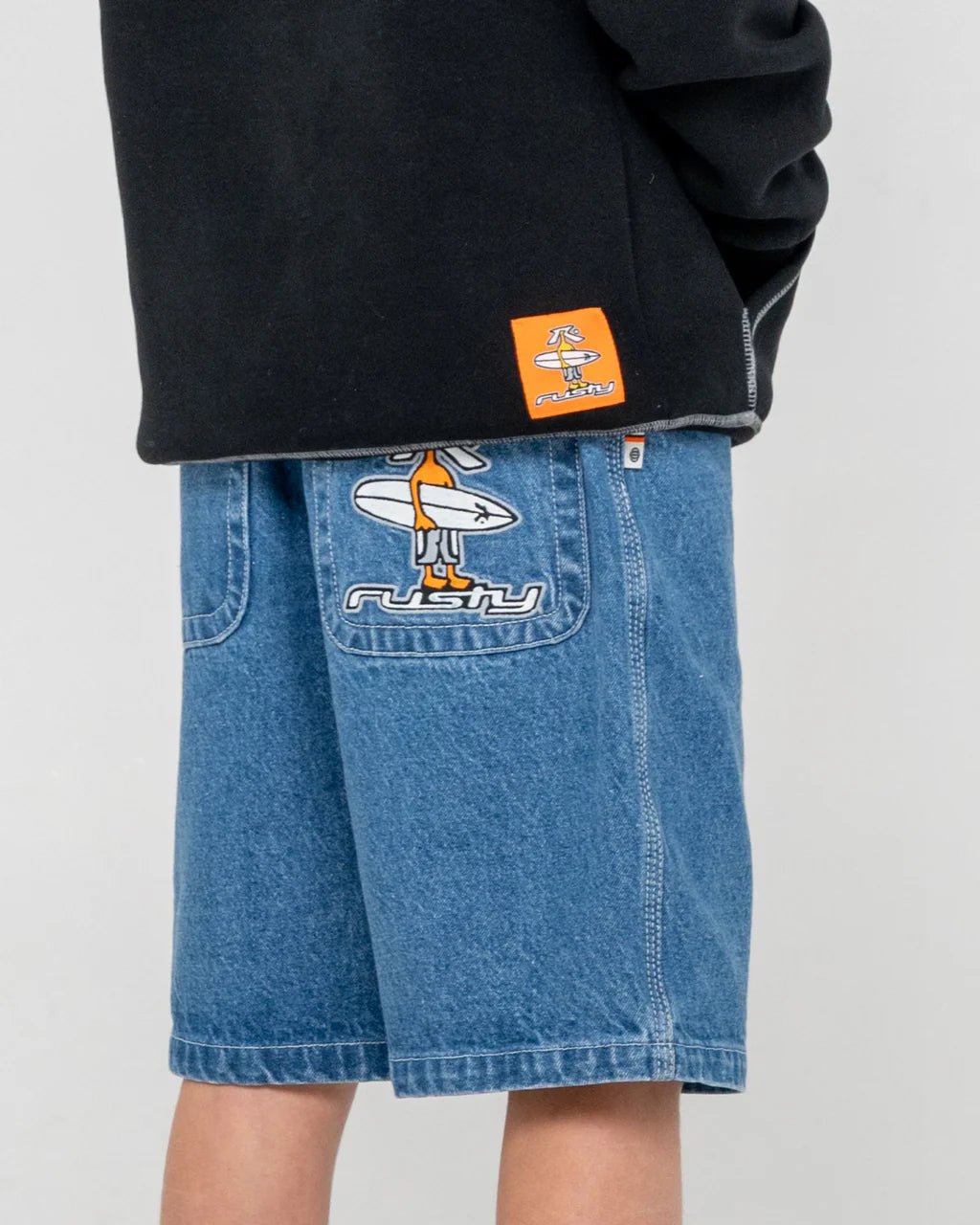DR. DOT HOODED FLEECE BOYS - RustyFTB0321-BLACK-6
