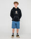 DR. DOT HOODED FLEECE BOYS - RustyFTB0321-BLACK-6
