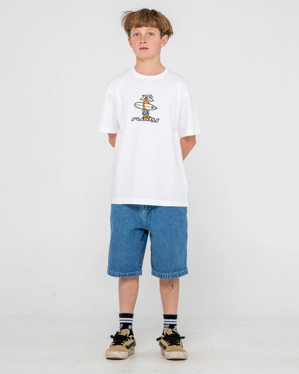 DR. DOT SHORT SLEEVE TEE BOYS - RustyTTB0838-WHITE-6