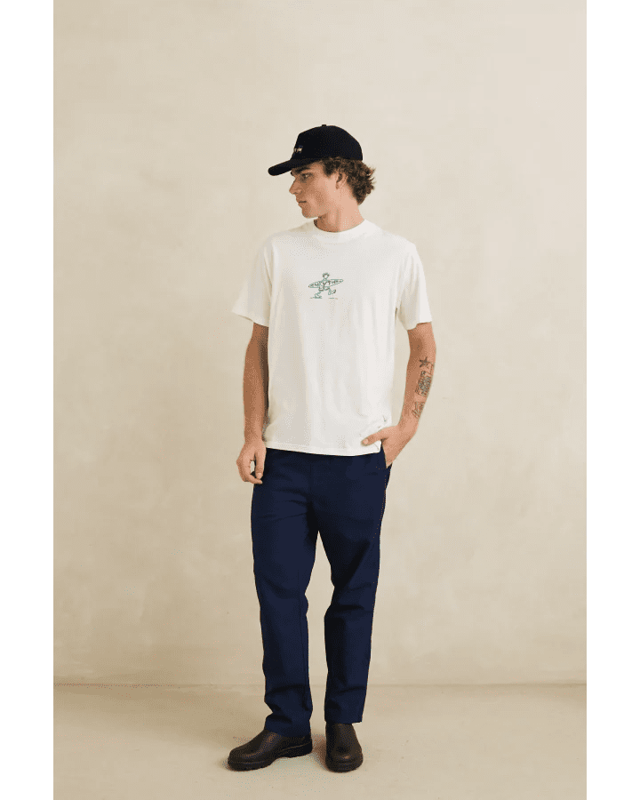 DRIFTER SS T-SHIRT -Rhythm0726M-PT03-VINTAGE WHITE-S