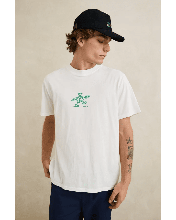 DRIFTER SS T-SHIRT -Rhythm0726M-PT03-VINTAGE WHITE-S