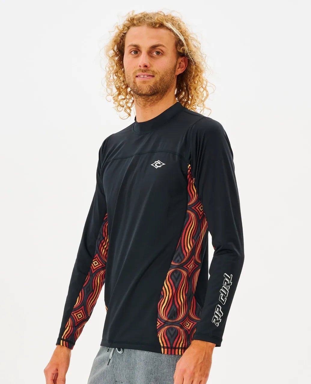 Drive Relaxed L/S - Rip Curl12WMRV - 4019 - Black/Red - 2XL