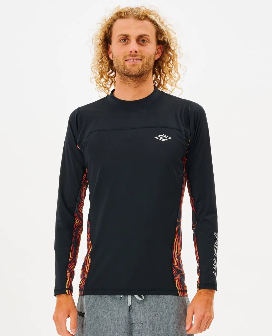 Drive Relaxed L/S - Rip Curl12WMRV - 4019 - Black/Red - 2XL