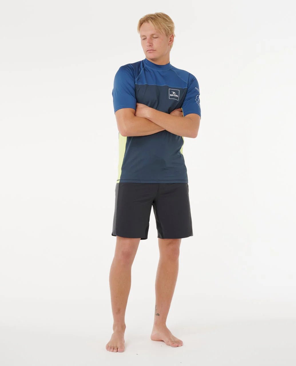 DRIVE UPF S/S - Rip Curl16AMRV-LIGHT NAVY-S