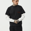 Drop Zone - Recycled Layered Waffle Boxy Tee - AfendsM261061- Black-S