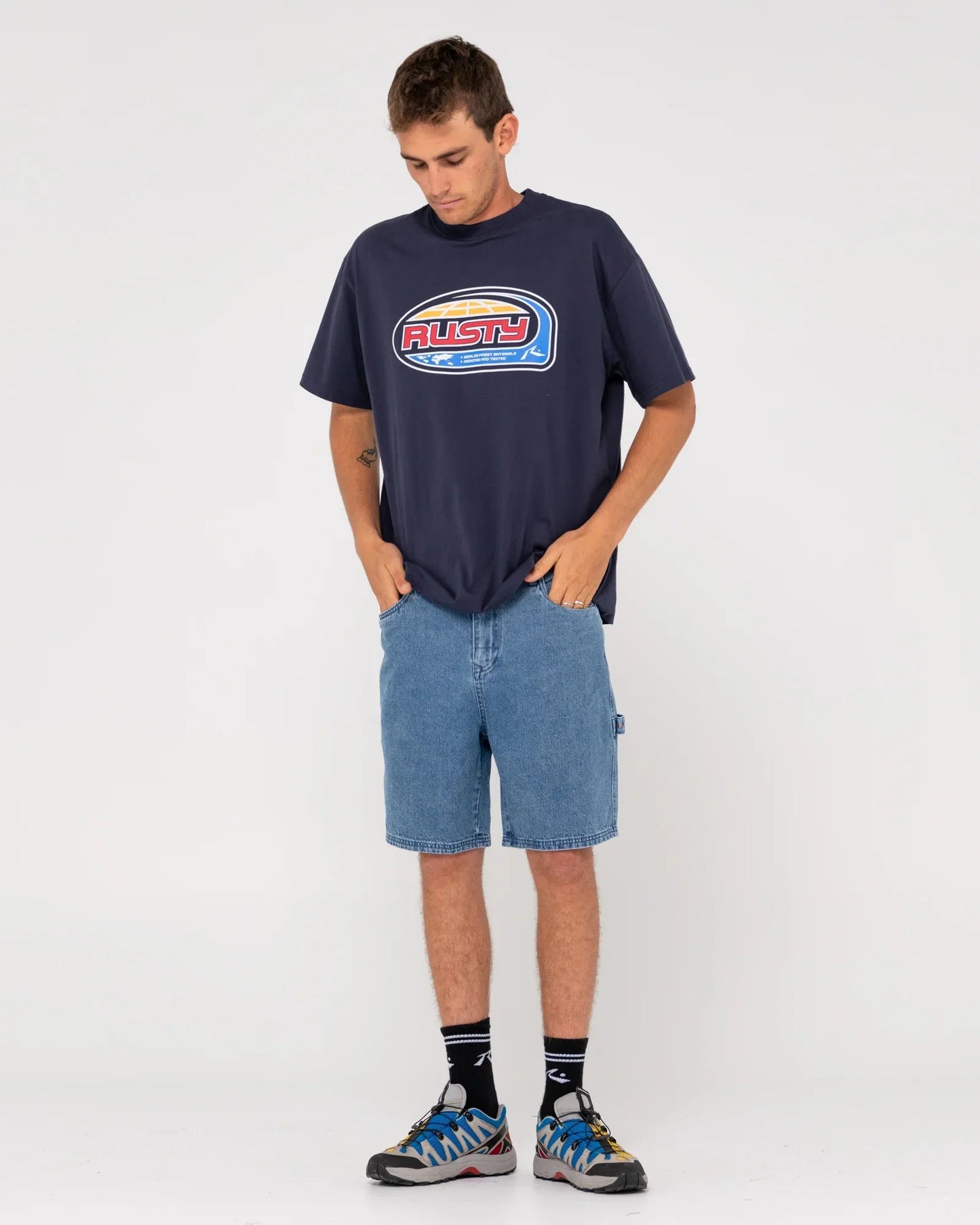 Dungaree Denim Walkshort - RustyWKM1120 - MDY - Middy Blue - 30