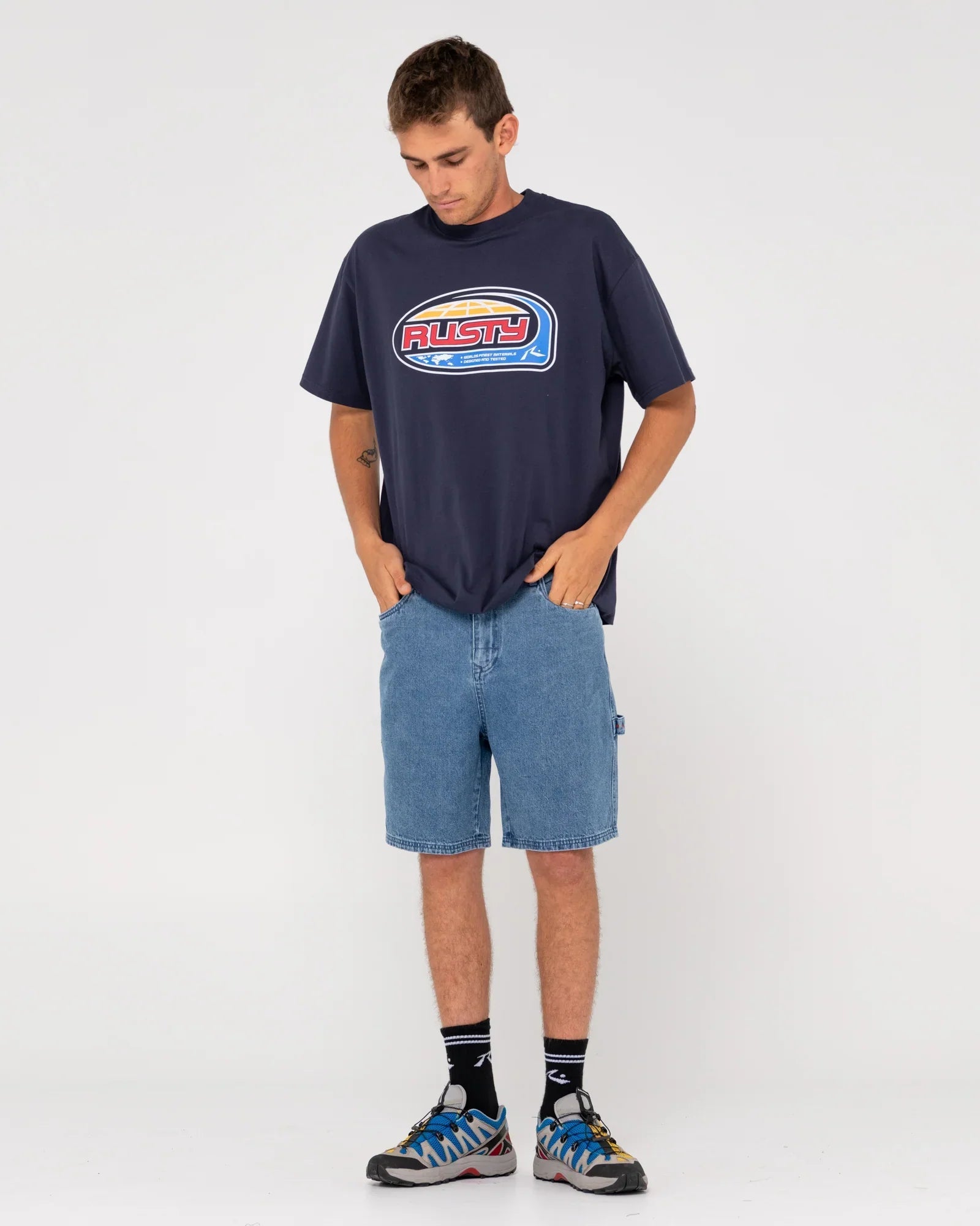 Dungaree Denim Walkshort - RustyWKM1120 - MDY - Middy Blue - 30