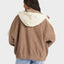 Duo Cord Jacket - RoxyURJJKK03043 - CZU0 - Portabella - XS