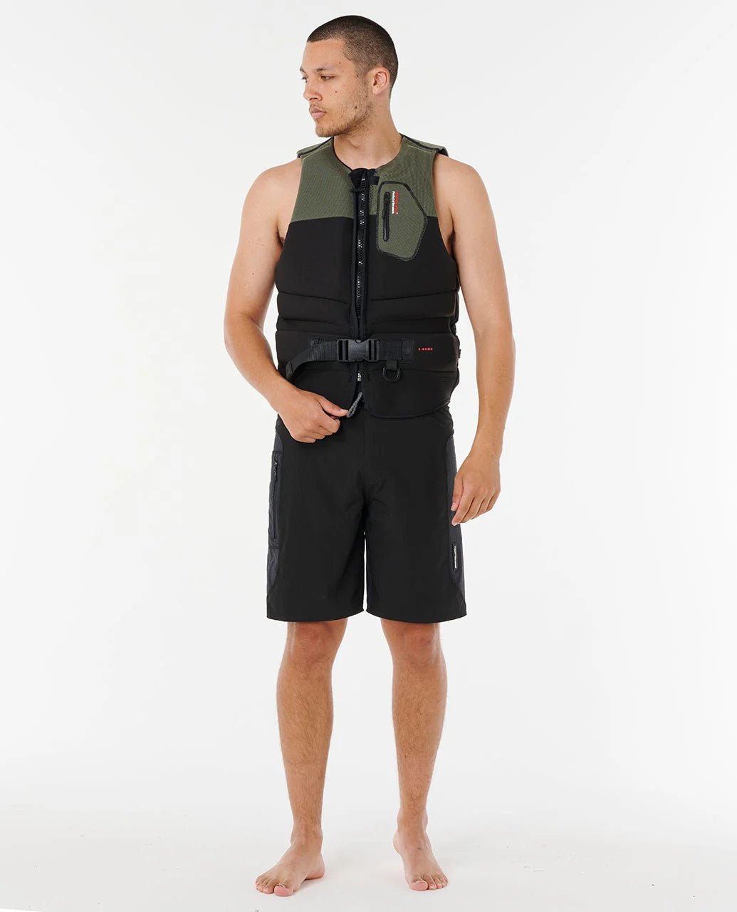 E - BOMB BUOY VEST - Rip Curl005MPF2375S-DEEP CACTUS-S