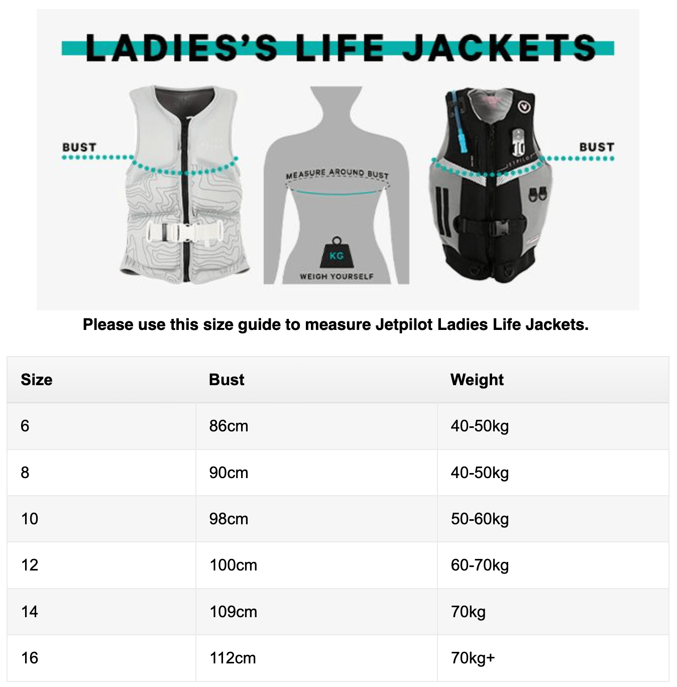 EDEN LADIES PWC VEST - Jet PilotJA25377 - Black - 6