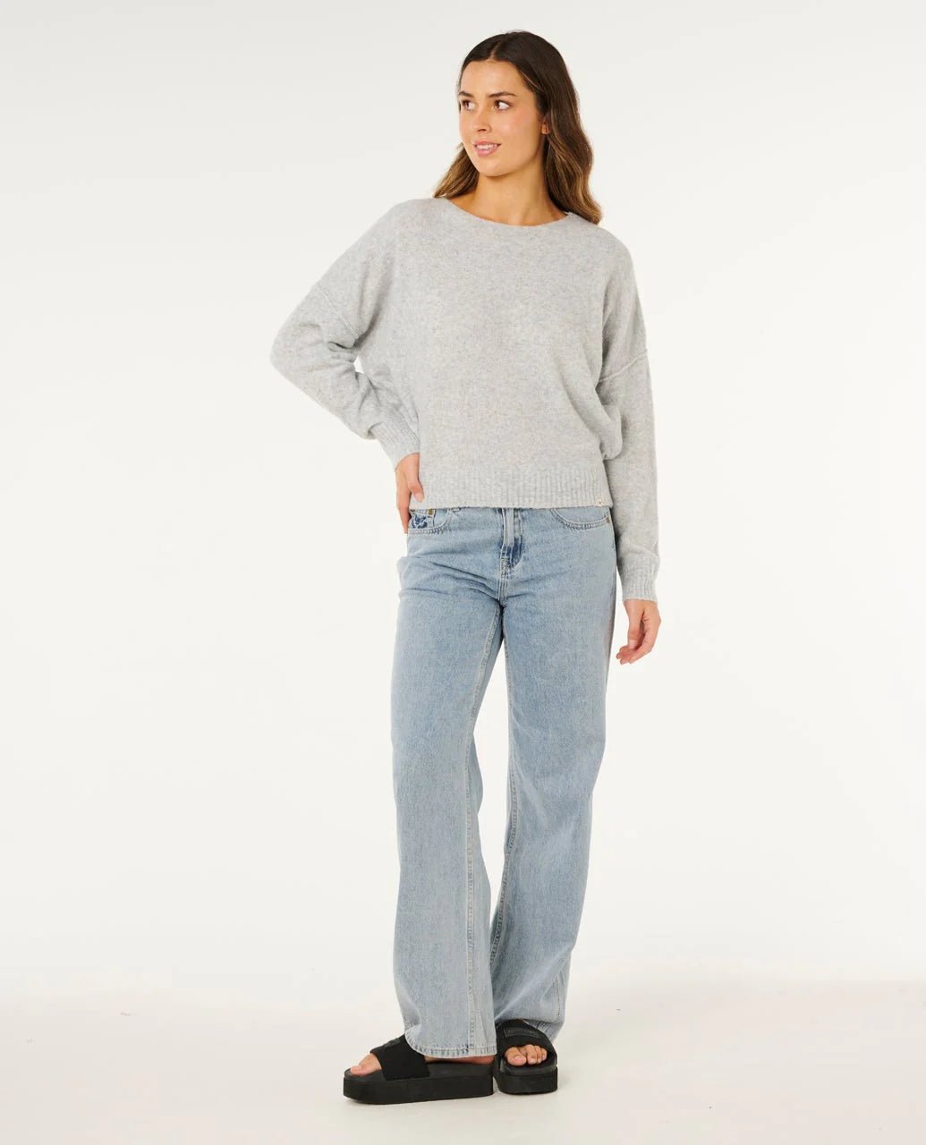 EMILY SWEATER - Rip Curl013WKN-LIGHT GREY MARLE-2XS