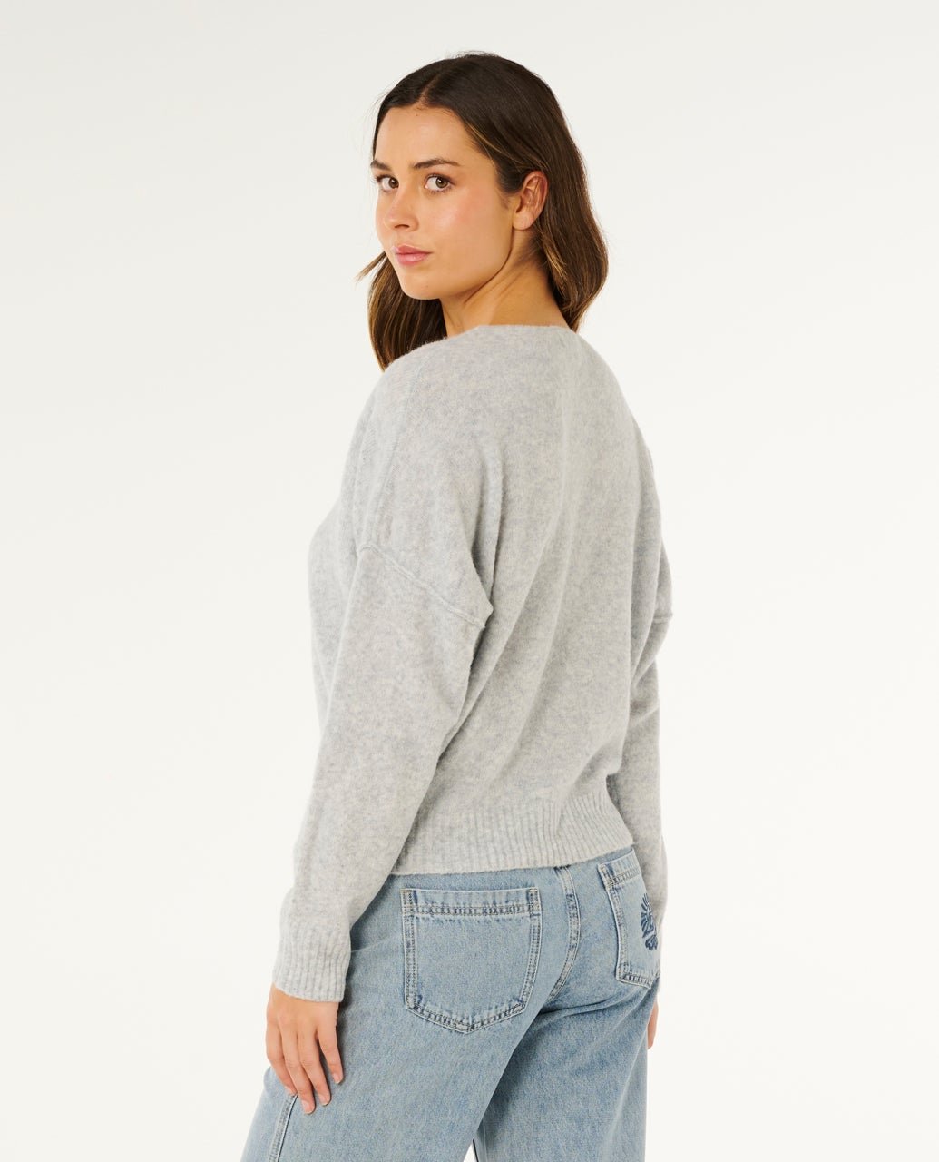 EMILY SWEATER - Rip Curl013WKN-LIGHT GREY MARLE-2XS