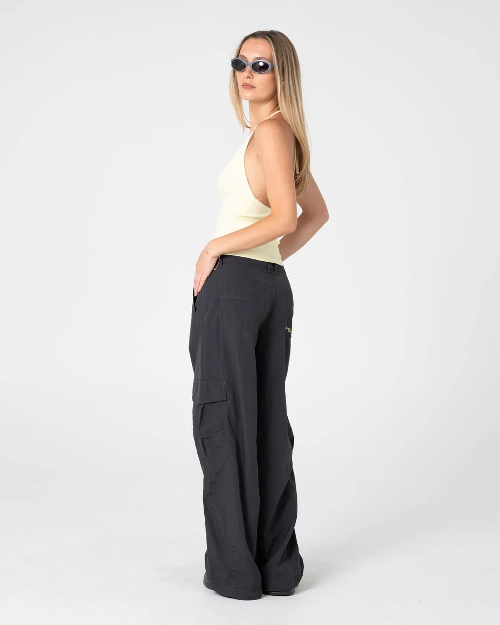 EMMA CUT OUT SKIMMER TANK -RustyTSL0642-PALE BANANA-6