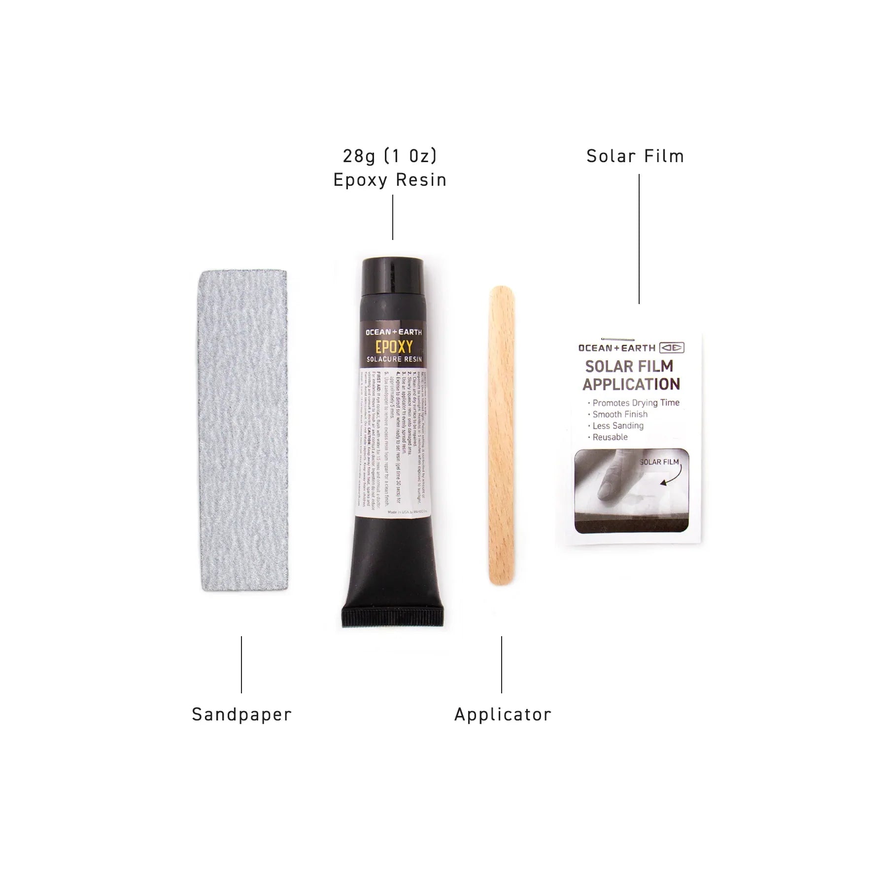 Epoxy 2oz Solarcure Repair Kit - Ocean & Earth9321977586795 - Multi