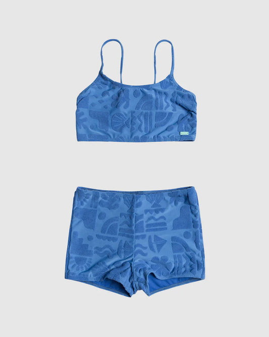 Beach Check Crop Top Set