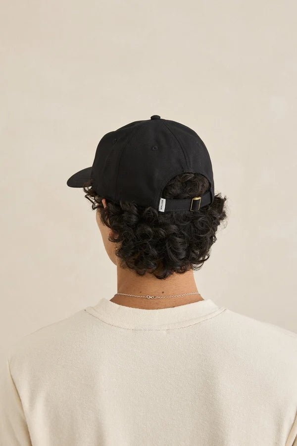 ESSENTIAL BRUSHED TWILL CAP -Rhythm0725M-HW01-BLACK-OS