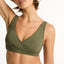 Essential Cross Fit Multi Bra top - Sea LevelSL3110ECO - Khaki - 10