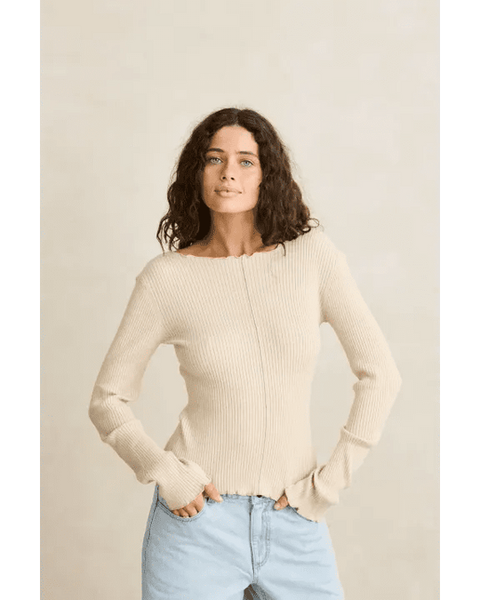 ESSENTIAL LONG SLEEVE KNIT TOP
