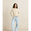 ESSENTIAL LONG SLEEVE KNIT TOP - Rhythm0426W-FT11SW-WHITE MARLE-6