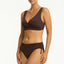 Essentials Edit Cross Front Multifit Bra Top - Sea LevelSL3110ECO - COCOA - Cocoa - 10