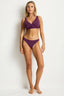 Essentials Edit Cross Front Multifit Bra Top -Sea LevelSL3110ECO-claret-AU10/US6