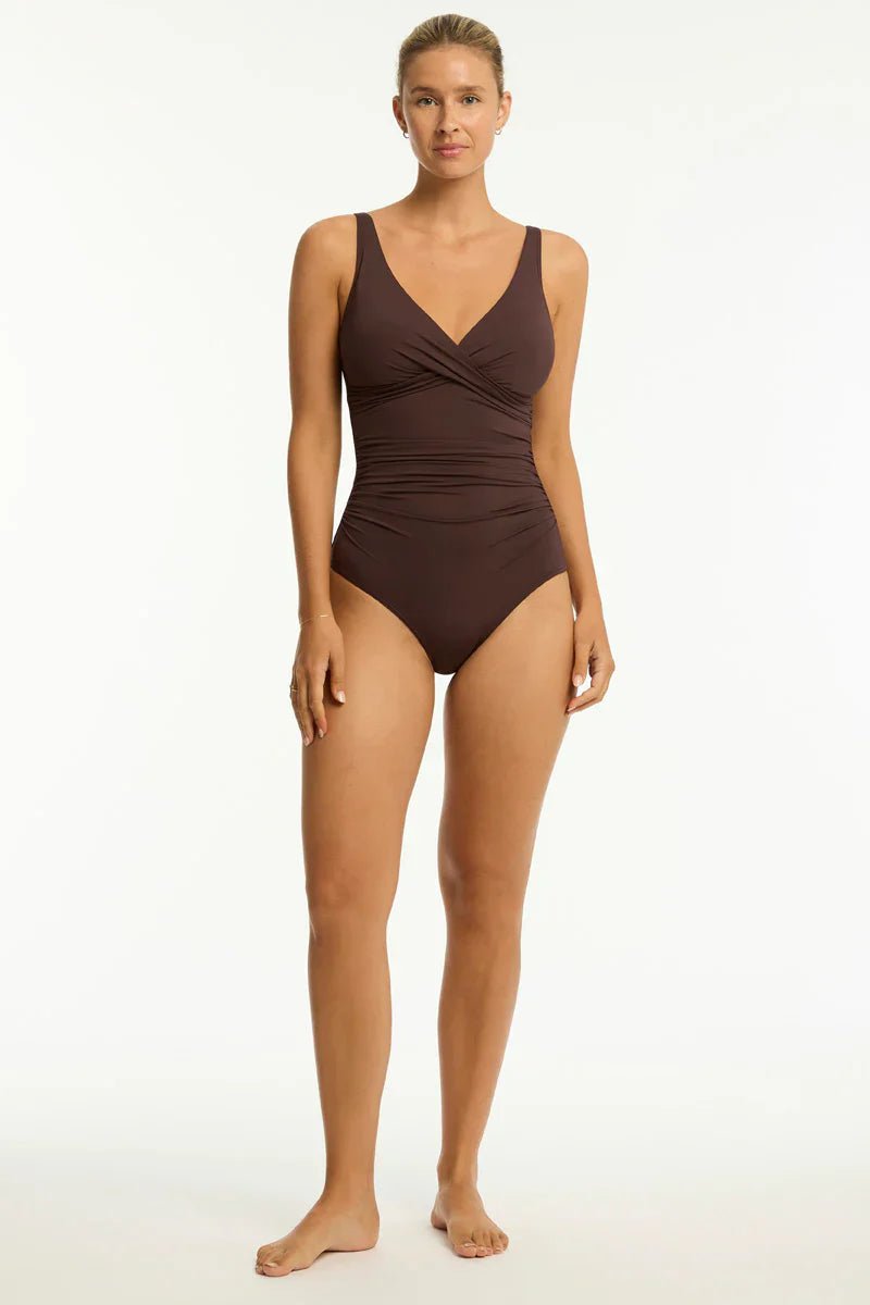 Essentials Edit Cross Front Multifit One Piece - SeaLevel210000170851