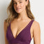 Essentials Edit Spliced One Piece -Sea LevelSL1039ECO-claret-AU8/US4