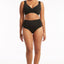 Essentials Gathered Side High Waist Pant -Sea LevelSL4140ECO-black-AU10/US6