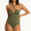 Essentials Halter Bandeau One Piece - Sea LevelSL1001ECO - Khaki - 10