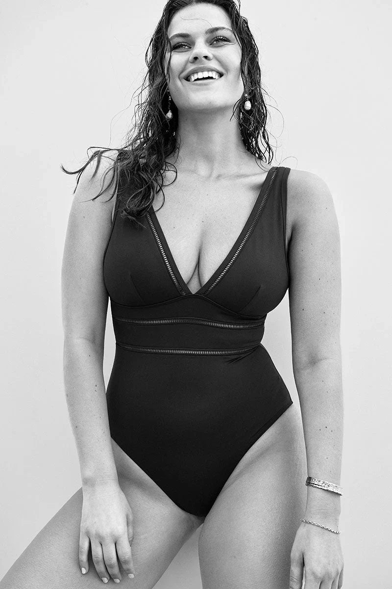 Essentials Spliced One Piece - Sea LevelSL1039ECO - Black - 10