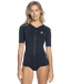 ESSENTIALS SS ZIPPED LYCRA - RoxyERJWR03428 - ANTHRACITE - L