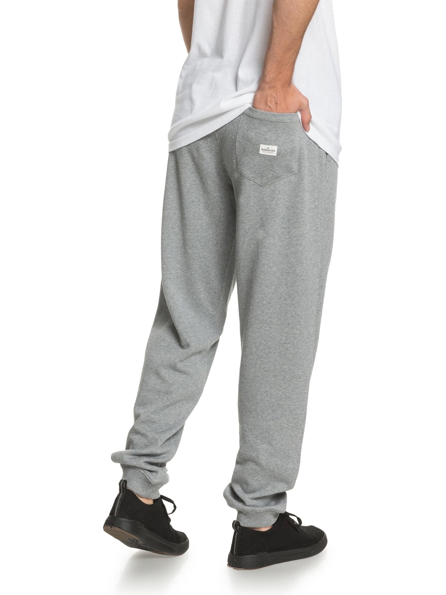 Essentials Trackpant - QuiksilverEQYFB03198-SJSH-Light Grey Heather-S
