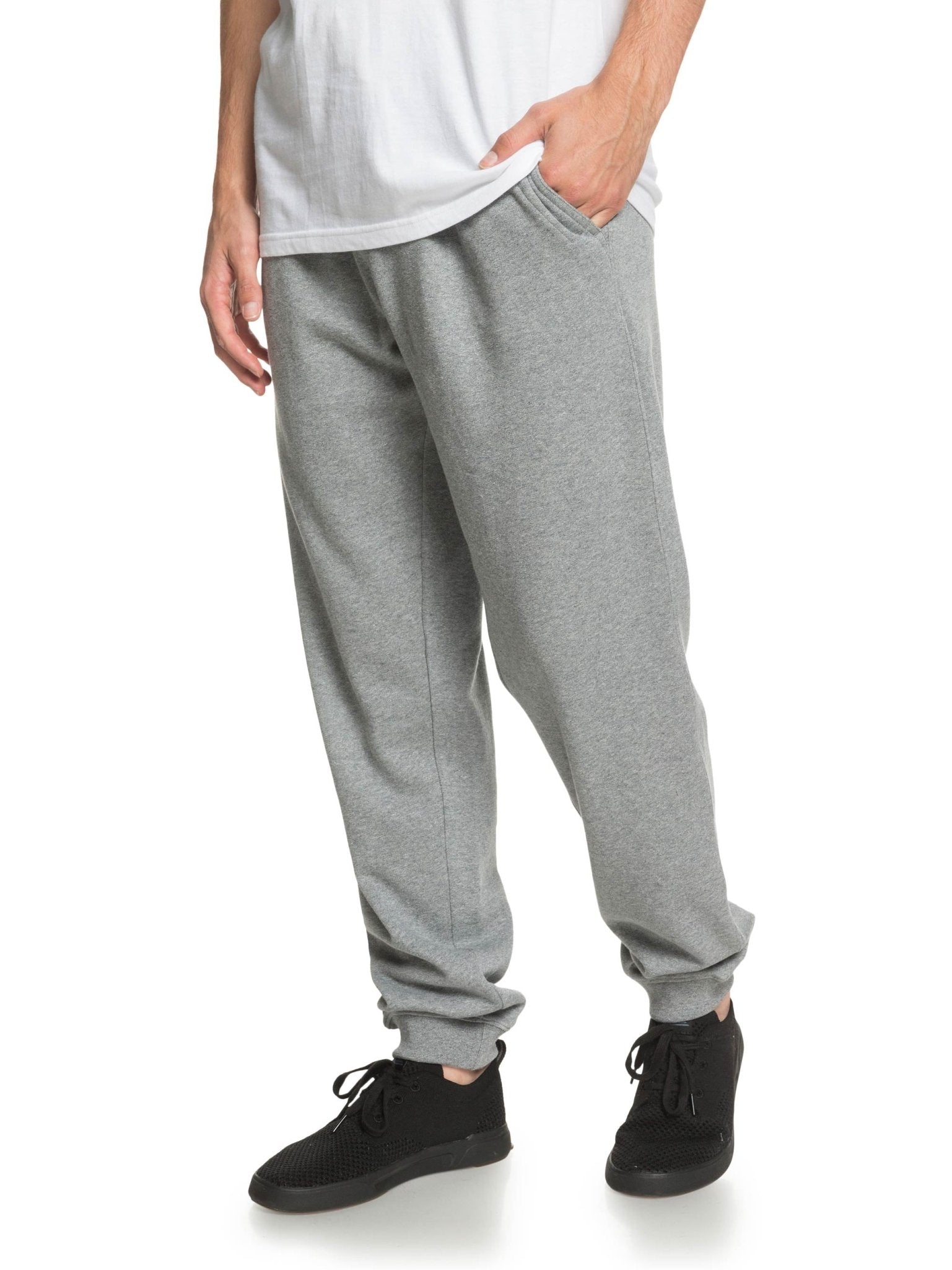 Essentials Trackpant - QuiksilverEQYFB03198-SJSH-Light Grey Heather-S