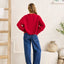 ESTELLE FLUFFY CARDIGAN - RhythmCD25W-KN20-CHILLI-6