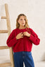 ESTELLE FLUFFY CARDIGAN - RhythmCD25W-KN20-CHILLI-6