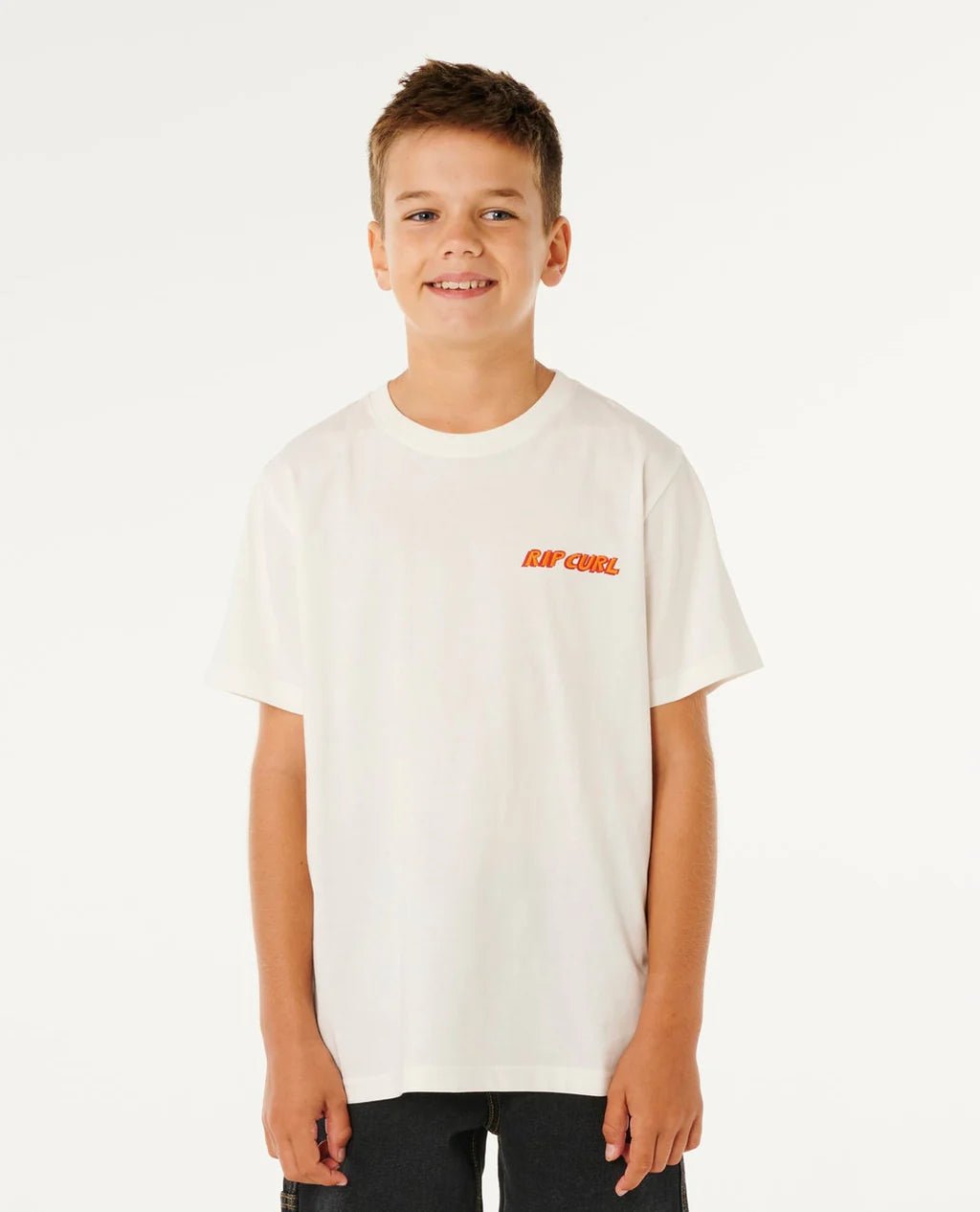 ETERNAL SHRED LOGO TEE - BOY - Rip Curl13OBTE-BONE-8