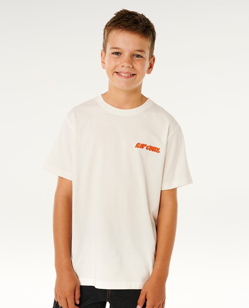ETERNAL SHRED LOGO TEE - BOY - Rip Curl13OBTE-BONE-8