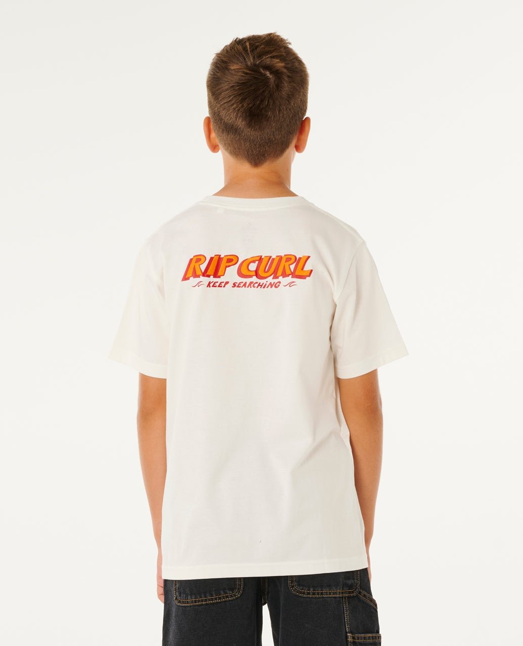 ETERNAL SHRED LOGO TEE - BOY - Rip Curl13OBTE-BONE-8